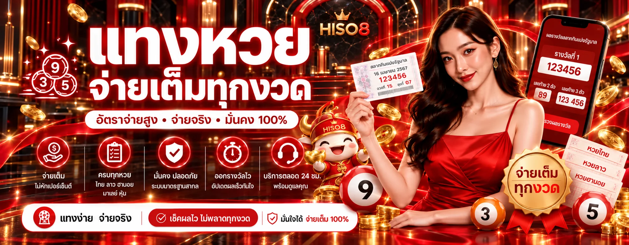 HISO8 หวยออนไลน์และผลรางวัลล่าสุด